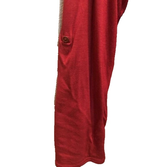 (NWT) Lucky Brand Women's Merlot Burnout Velvet Bib Henley Top Plus Size 1X - Picture 10 of 12